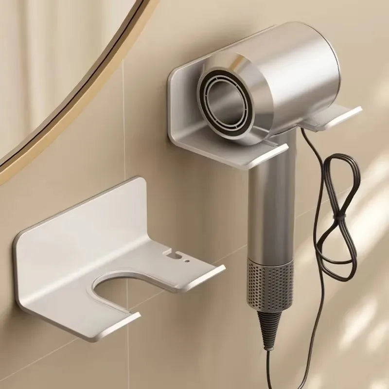 Universal Haar Trockner Halter Bad Haarglätter Stehen Nagel Kostenloser Wand Regale Zimmer Lagerung Rack Wand-montiert Hause Regal