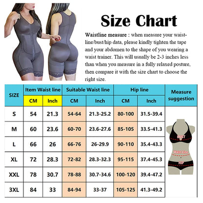 Slimming Fajas Girdles Colombian Shaper Compression Corset Corrective Sheath Tummy Control Bodysuit Butt Lifter Women Shapewear.