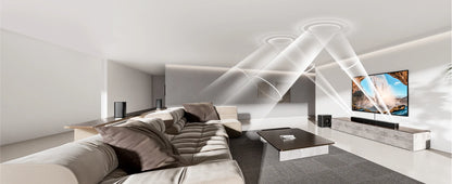 ULTIMEA Skywave X40 5.1.2ch Wireless Surround Sound System for TV with Dolby Atmos, Home Cinema Soundbar with Wireless Subwoofer