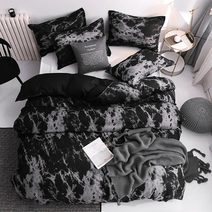 3pcs Duvet Cover Set with Pillow Case Double Comforter Bedding Set Quilt Cover Queen/King Couple or Single Bed.