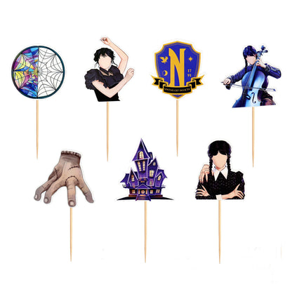 Halloween-Kuchenaufsatz, Geisterhandschloss, Spinnennetz, Kinder, alles Gute zum Geburtstag, Hochzeit, Party, Babyparty, Backen, Kuchen, Dessert, DIY-Dekoration.