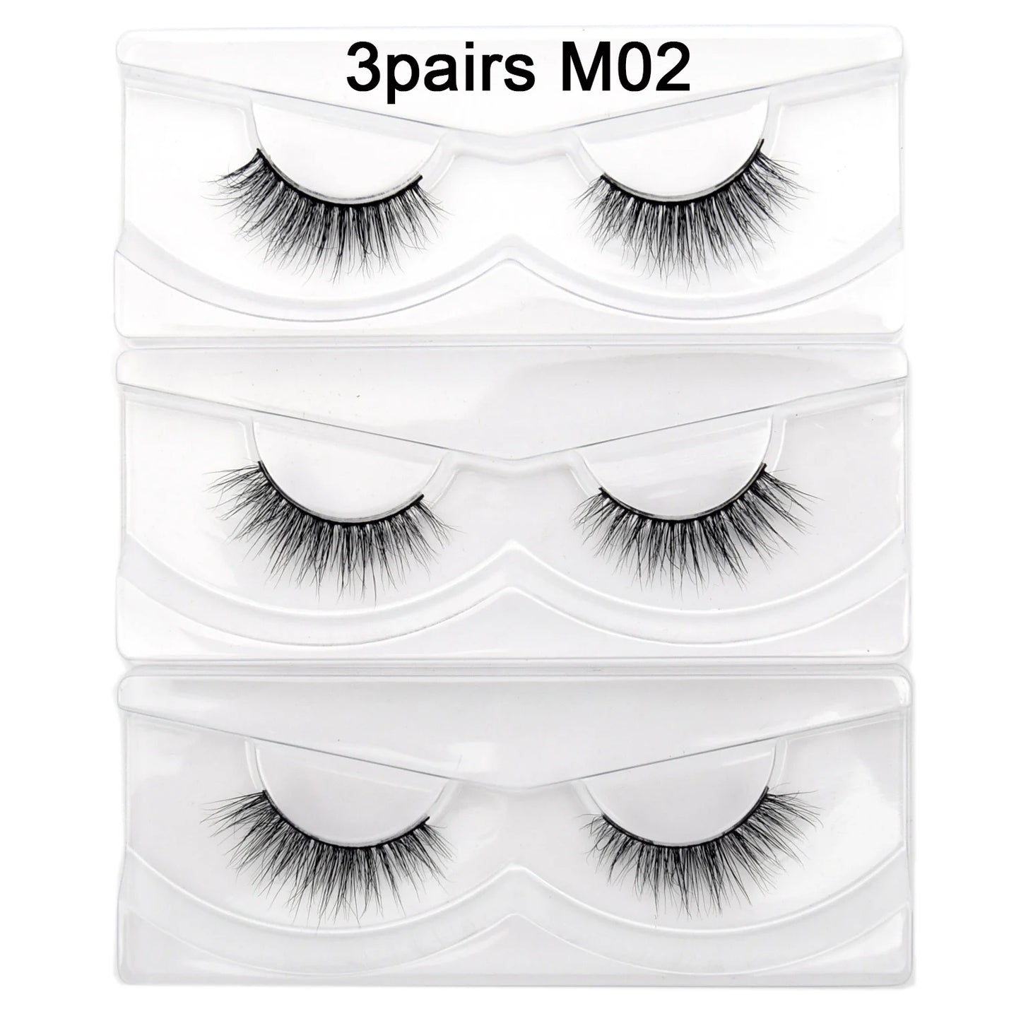 Visofree Eyelashes 3D Mink Eyelashes Long Lasting Mink Lashes Natural Dramatic Volume Eyelashes Extension False Eyelashes D08