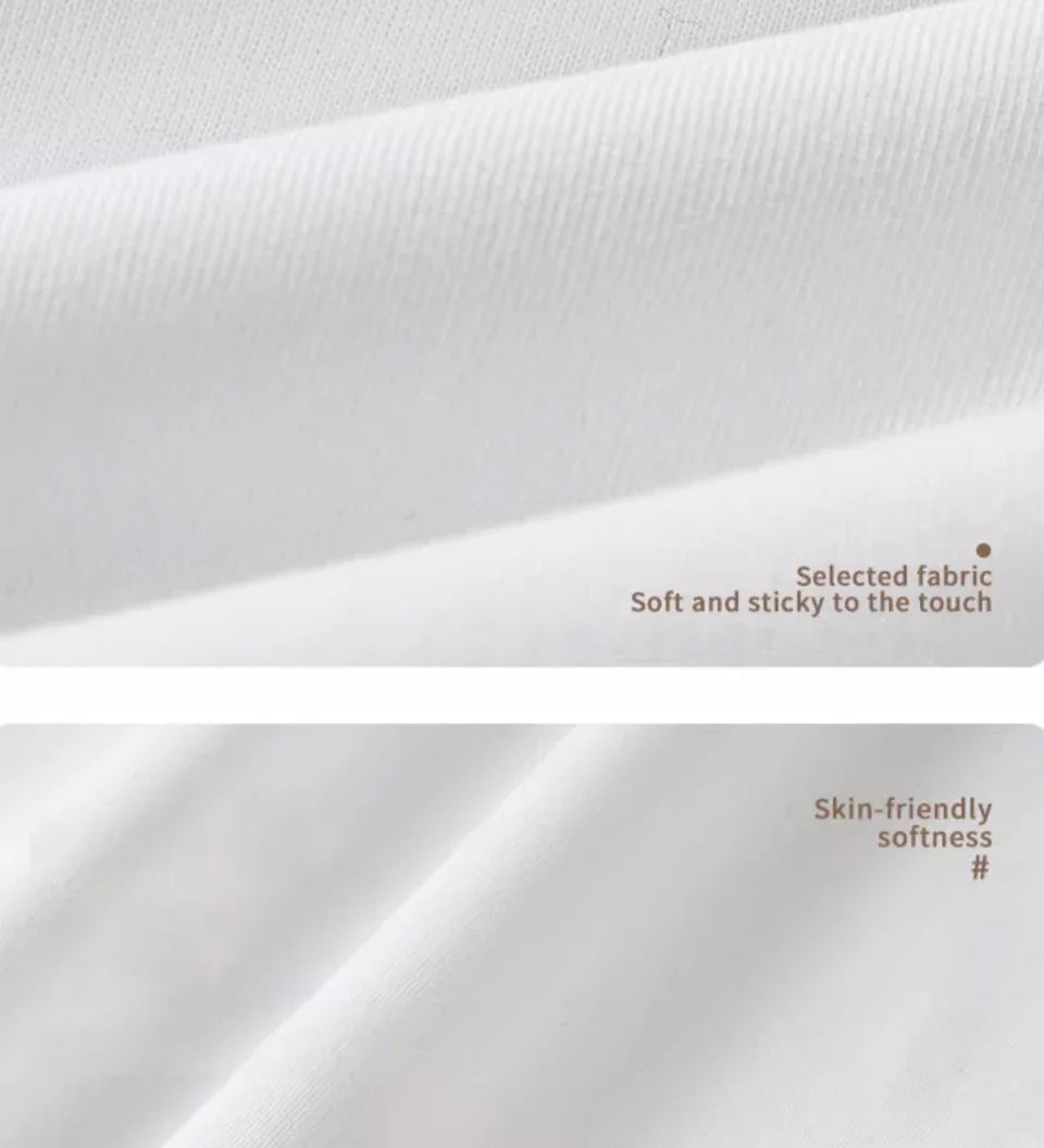 100% pure cotton summer high-end brand men's short sleeve round neck fashionable style half sleeved top breathable T-shirt.