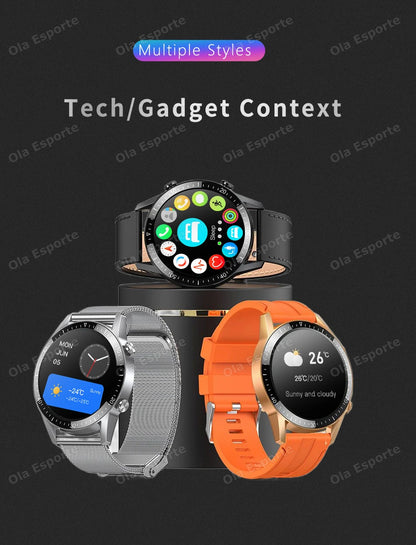 2025 NEW Smart Watch Women Men AMOLED Screen Bluetooth Call Full Touch Screen Weather Call Sports Smart Bracelet 5ATM Waterproof