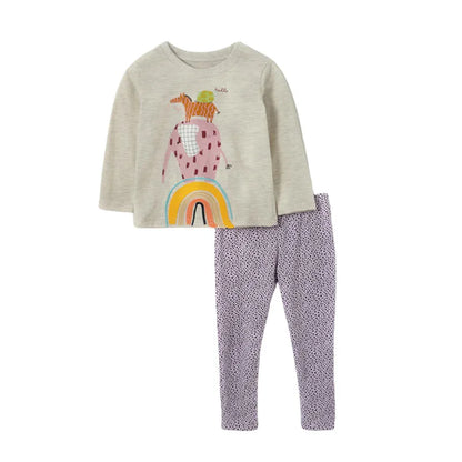   Jumping Meters New Baby Boys Clothing Sets Autumn Winter Cartoon Tiger Printed Cotton Boys Girls Outfit Long Sleeve Shirt Pant