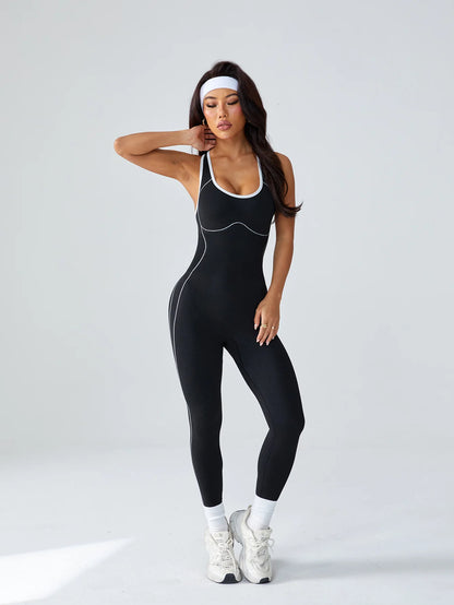 Seamless Sculpting Bodysuit Sportswear Woman Gym Jumpsuits Clothing Yoga Clothes Fitness Rompers Women Sports Leggings Pants New.