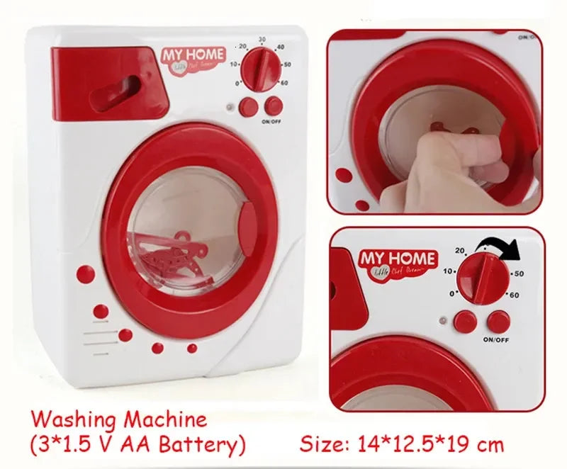 Kitchen Appliances Toys Toy Kitchen Set for Kids Play Kitchen Doll House Accessories Blender Coffee Maker Machine Mixer Toaster.