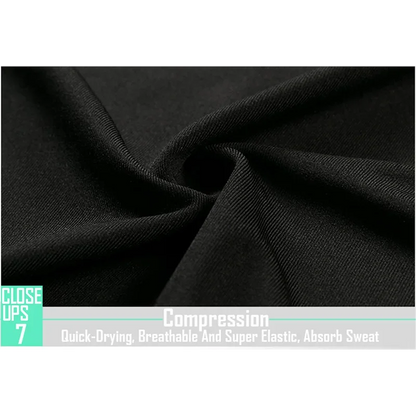 New Men's Tracksuit Gym Fitness Running 2 Pcs/Set Quick Dry Sweat-absorb Compression Sport Suit Clothes Jogging Sport Wear S-3XL.