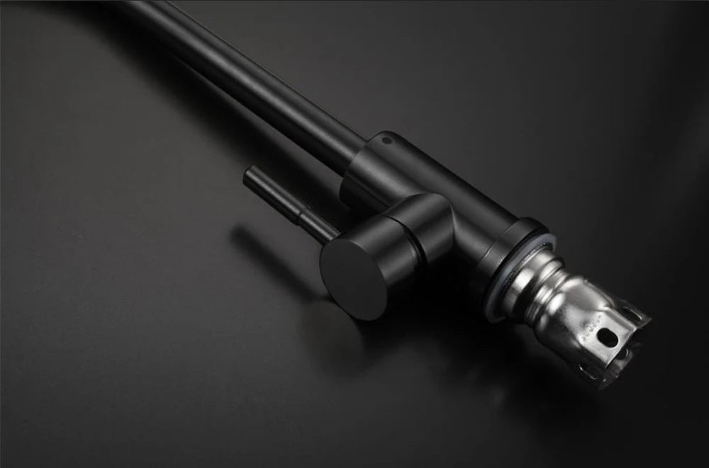 Black Kitchen Faucet Stainless Steel Kitchen Mixer Single Handle Single Hole Kitchen Faucet Brushed Nickle Mixer Sink Tap