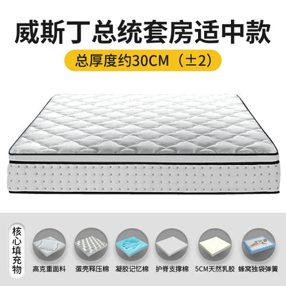 Naturlatex-Matratze 180 x 200 feste Luftmatratze King Double Colchones De Cama Cochao Casal Möbel für Schlafzimmer