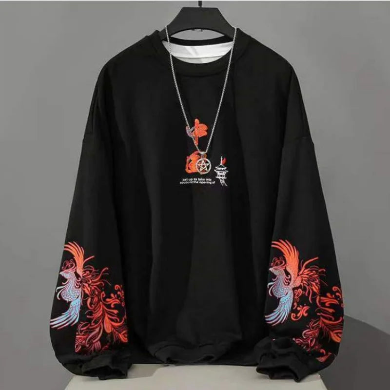 Chinese Style Essentials Hoodies Woman Winter Tops Coquette Star Clothes Autumn Pulovers Hooded Sweatshirt Women Grunge Vintage.
