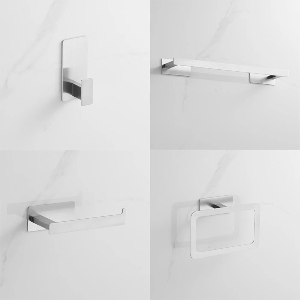 Bad Zubehör Set Matte Schwarz Wand Regal Wc Rollen Papier Halter Robe Haken Aufhänger Handtuch Schiene Bar Rack Ring Bad Hardware