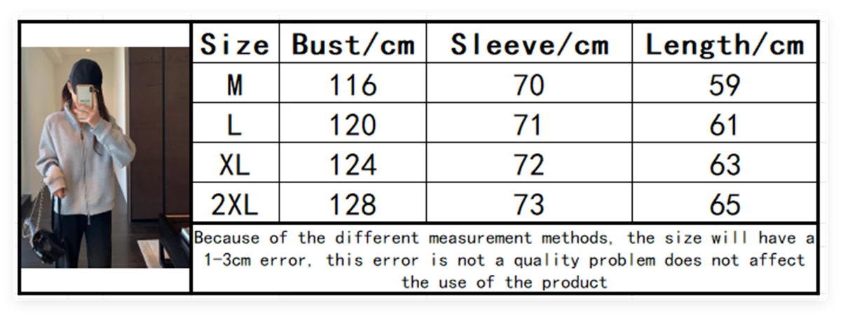 Women Autumn Winter Sweatshirt Coat Zip Up Solid Long Sleeve Stand Neck Jacket Lady Fashion Casual Street Vintage Coats Outwear.