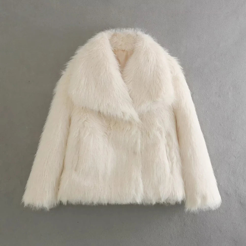TWOTWINSTYLE Solide Temperament Jacken Für Frauen Revers Langarm Patchwork Tasten Designer Mäntel Weibliche Mode Stil Kleidung