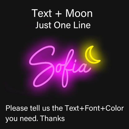 Custom Name Neon Sign Personalized Dimmable Neon Light Sign Christmas Birthday Gifts Boy Girl Bedroom Decor Wall Hanging Neon.