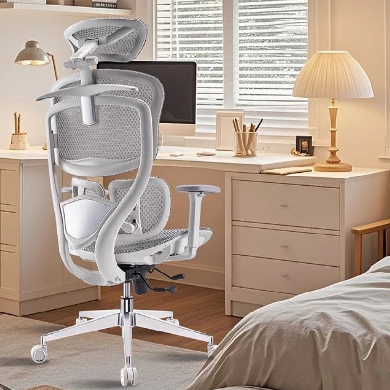 Drehbarer ergonomischer Sessel Design Fußstütze Executive Günstiger Bürostuhl Executive Europäische bequeme Silla Gamer-Möbel
