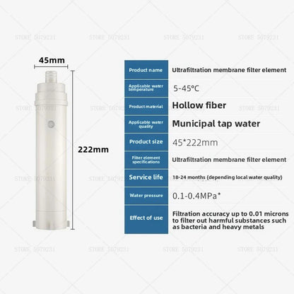 Kitchen Ultrafiltration Water Purifier Household Direct Drinking Water Purifier TapWater Purifier Five-Stage Water Filter System