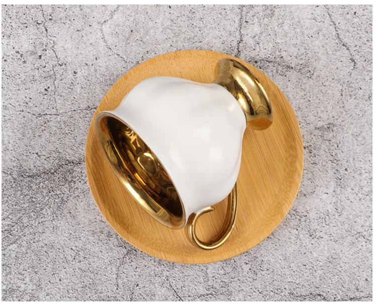 2pcs/set Turkish Coffee Cups Set Of 2 Ceramics Cup Of Coffee Creative Gifts Relief Teacup And Saucer Set Retro 90ml Gobelet.