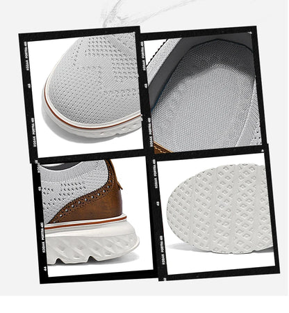 Men Sneakers Men Mesh Casual Shoes Fashion Lightweight Breathable Soft Soled Shoes Summer Outdoor Sports Fitness Large Size 48.