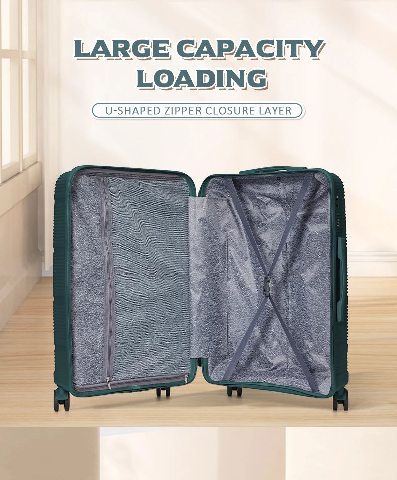 2024 Neues Design Reisekoffer Rollend, Damen Herren Handgepäck Reise Trolley 20 Zoll, Boarding Cabin Gepäck Koffer 24 28''.