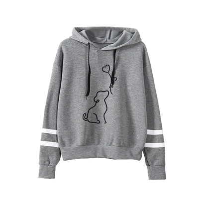 Simplicity Autumn Winter Versatile Pullovers Hot Sale Hoodies Stripe Women Sweatshirts Style Fashion Casual Sports Daily Quality.