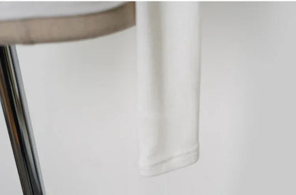 Korean Dongdaemun Spring Summer New Style Elegant One Shoulder Pleated Thin Long Sleeve Slimming Fit Cotton T-Shirt