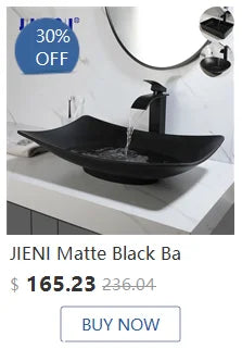 JIENI Keramik-Badezimmer-Waschbecken-Set, quadratisch, Porzellan, Arbeitsplatte, Waschbecken, Wasserhahn, Pop-Up-Abfluss, kombiniertes modernes Waschbecken-Set