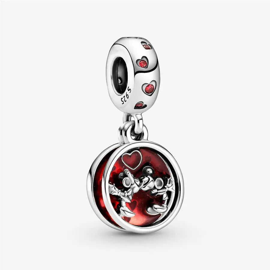 New fashion 100% S925 sterling silver Disney All-Star pendant beads, suitable for the original Pandora bracelet, women's fashion