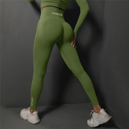 2025 ANIMALU Seamless Leggings Women Gym Yoga Pants Women's High Waist Legging Fitness Workout Tights Running Pants.