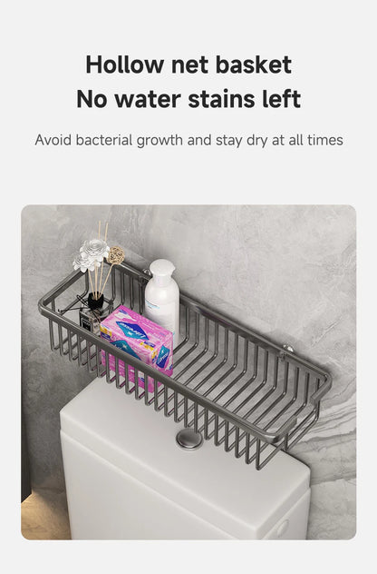 Bad Zubehör Regal Organizer Dusche Küche Lagerung Rack Wand Raum Aluminium Wc Shampoo Halter Regale 25CM