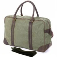 Vintage military Leinwand Leder männer reisetaschen Tragen auf Gepäck taschen Männer Duffel taschen reise tote große wochenende Tasche Übernachtung.