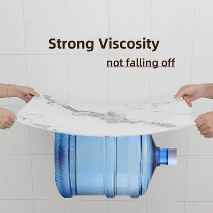 Selbstklebende Wandaufkleber aus dickem Schaumstoff, Marmorimitat, Tapeten für Schlafzimmer, Heimdekoration, wasserfeste Wandpaneele zum Abziehen und Aufkleben