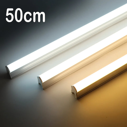 1 Piece LED Tute T5 tubo 3000K 4000K 6500K Garage Light Shop Ceiling Lighting for Workshop Tube LED Lamp 50cm 15W AC90-260V 220V.