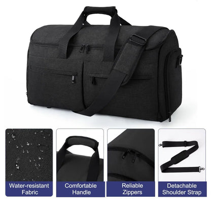 2025 Neue wasserdichte Business-Reisetasche für Herren, multifunktionale Aufbewahrungstasche für Anzüge und Kleidung mit großer Kapazität, tragbare Schultergepäcktasche.