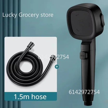 New High Pressure Shower Head 3 Modes Adjustable Filter Shower Head Set Smart Bathroom Shower Head Accessories Sprayer 2025