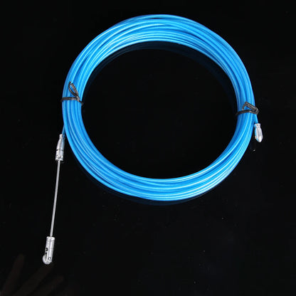 15/10/5M Fiberglass Cable Puller Electric Cable Guide Device Nylon Duct Snake Wire For Electrician Fish Tape Wire Aid Tool.