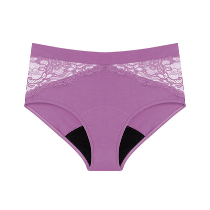 High Waist Period Panties for Women 4-Layer Leakproof Bamboo Fiber Menstrual Underwear Eco-Friendly for Sports Sleep Daily Use