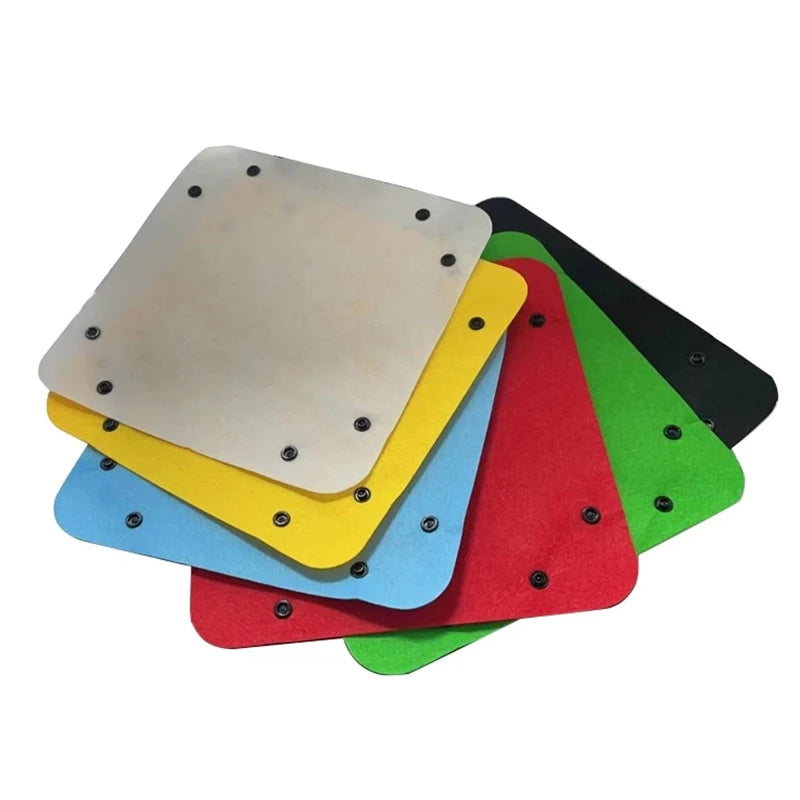 6 Colors Jigsaw Puzzle Disk Set 1000 Pieces Plus Portable Multifunctional Pad Storage Partition Tray for Kids and Adults.