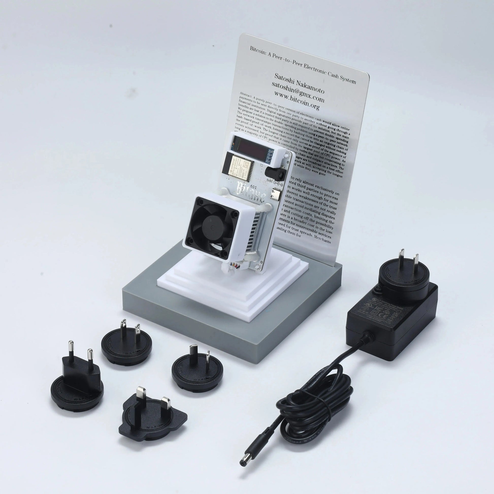 Factory wholesale 2025 Latest Bitaxe Gamma 601 1.2th/s 18W Open Source Bitcoin Miner With Power Supply.