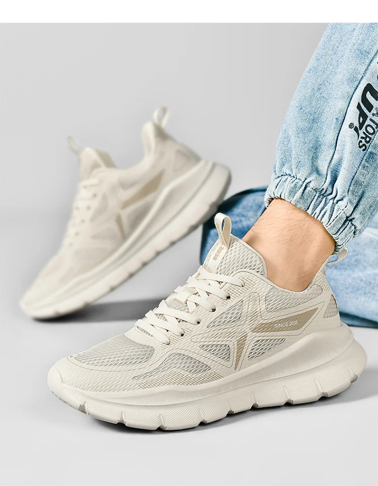 Men's Running Shoes Marathon Breathable Lightweight Women's Comfortable Casual Athletic Nonskid Walking Sports Sneakers