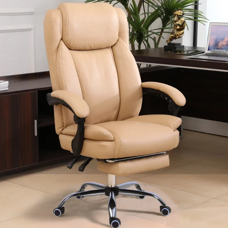 Elektrischer bequemer Bürostuhl, rosa, für Mädchen und Erwachsene, günstiger Liegestuhl, ergonomischer Sessel, Cadeira De Escritorio-Möbel