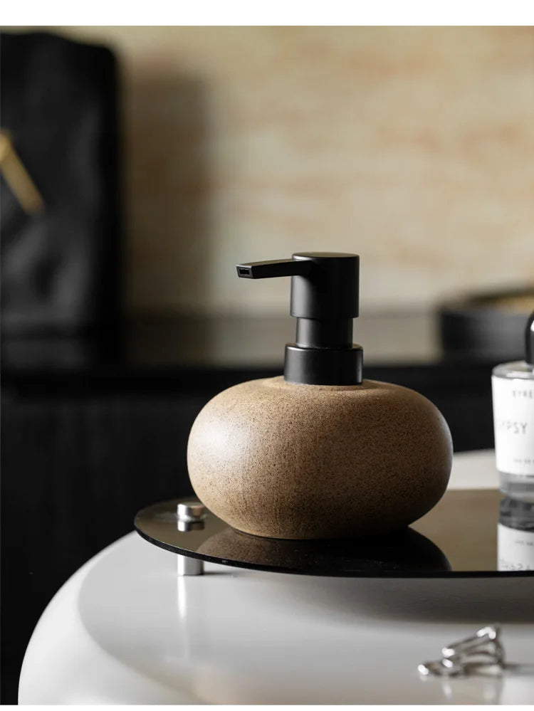 Nordic Keramik Lotion Flasche Squeeze Flasche Bad Seife Spender Shampoo Körper Lotion Conditioner Flasche Bad Zubehör