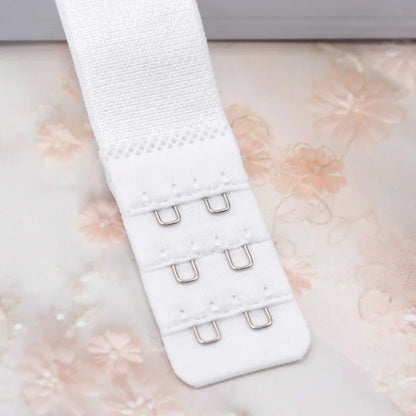 3pcs 2 Hook Bra Extension Strap Extenders for Women Adjustable Belt Buckle Nylon Elastic Bra Extension Strap Hook Clip Expander.