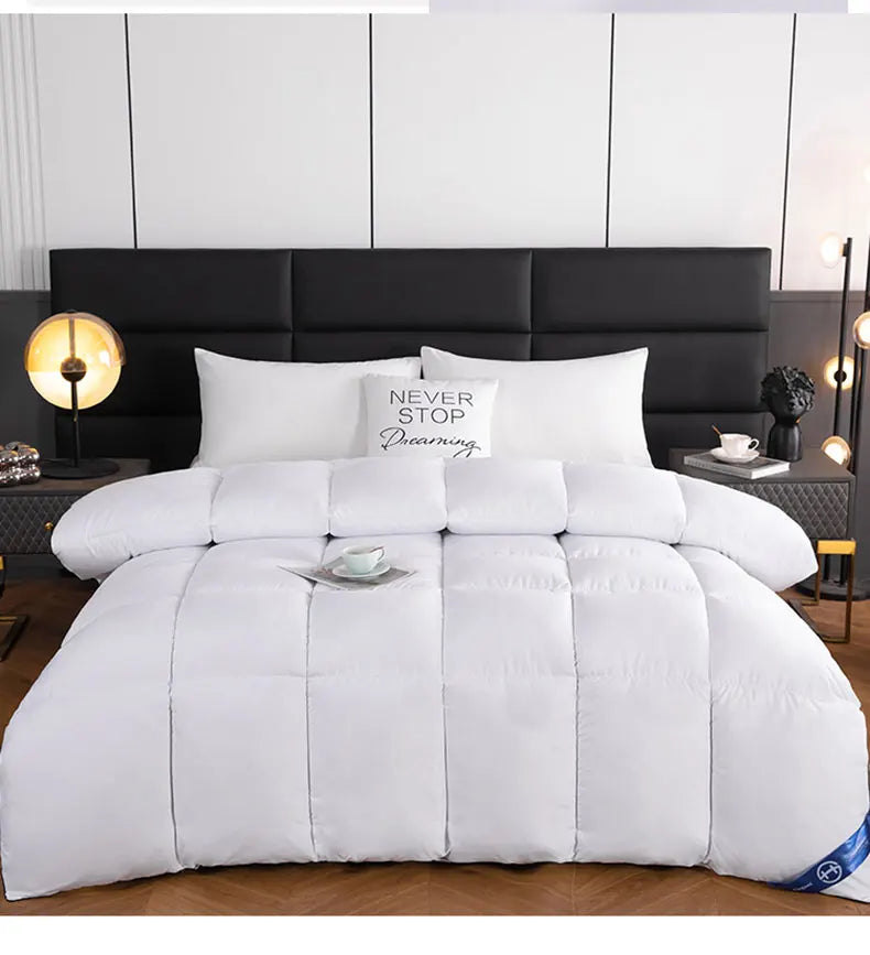 hotel style Comforter Queen KingLightweight fluffy comfortable and breathable soft winter quilt very warm 220x240 Quilts  - et.