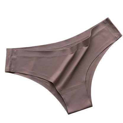 4PCS/Set Seamless Panties Women Sexy Underwear Ice Silk Underpants Low Waist G-string Female Soft Solid Ultra-thin Briefs.