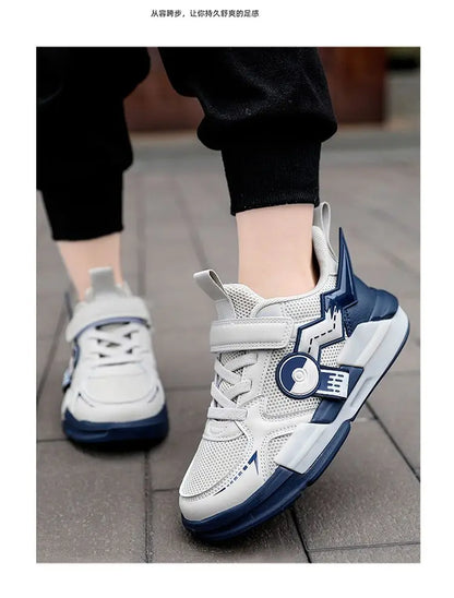 Pokemon Pikachu Children Sports Shoes Spring and autumn Fashion Anime Boy Sneakers Student Breathable Non-slip Running Shoe.