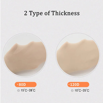 DOIAESKV New Women Pantyhose Plus Size 120D Warm Autumn Winter Tight High Waist Female Stretchy Slim Skinny Velvet Stocking