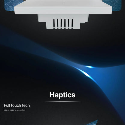 MOES Tuya ZigBee Star Feather Series Smart Touch Switch mit neutraler Lichtszene 2in1 APP-Fernbedienung mit Alexa Google Home.