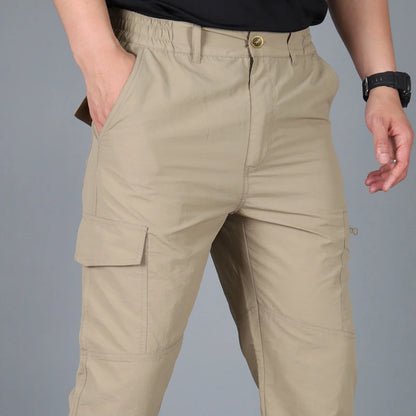 2023 Outdoor Waterproof Tactical Cargo Pants Men Breathable Summer Casual Army Military Long Trousers Male Quick Dry Cargo Pants.