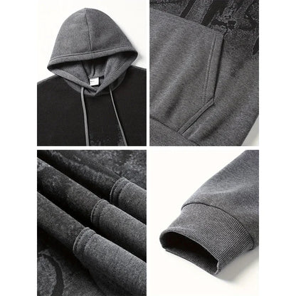 Paris Mode Herren Kapuzen-Trainingsanzug 2-teiliges Set Hochwertiger männlicher täglicher lässiger Sport-Jogginganzug Home Outdoor Hoodie Outftis.